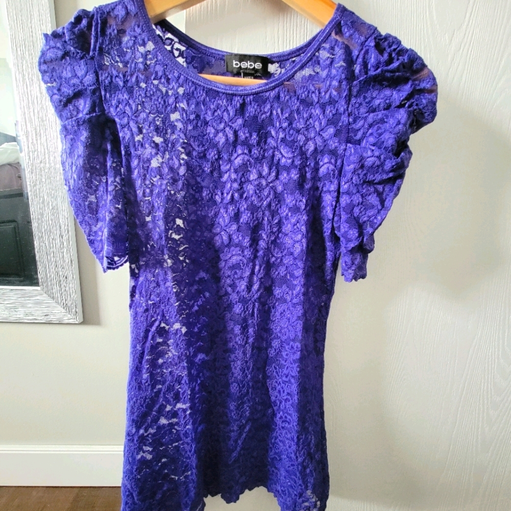Bebe lace top